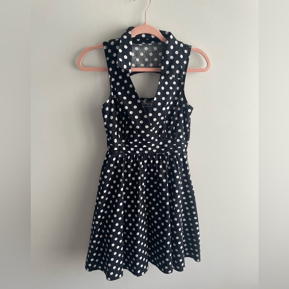 Vintage Polka Dot Mini Dress